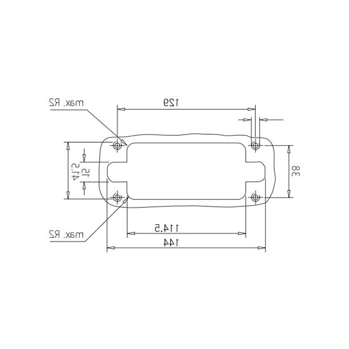 气/电快换模组、适配6个标准模块、H24B-M6-M、09140241000